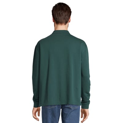 SOLS Unisex Heritage Polo Neck Sweatshirt voor volwassenen (Groene Rijk)
