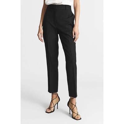 Reiss Haisley-tailored Slim Leg Black Maat: 14 | Pantalons Outlet | Dames | Zwart