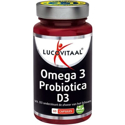 Lucovitaal Omega 3, Probiotica & Vitamine D3 60 capsules