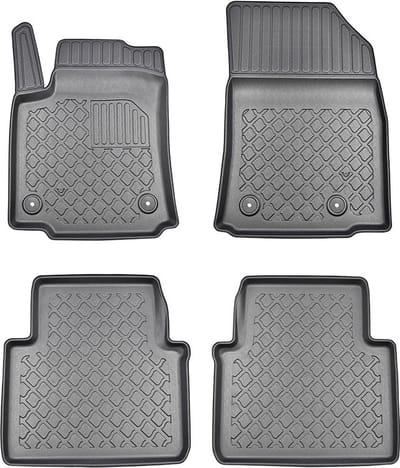 3D Automatten voor Opel Crossland X, Crossland en Citroen C3 Aircross (2017-2024) - 4-delig - TPE-Rubber