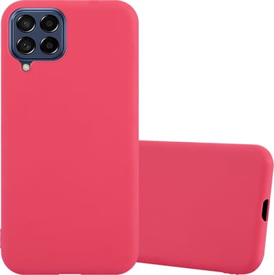 Cadorabo Hoesje geschikt voor Samsung Galaxy M53 5G in CANDY ROOD - Beschermhoes gemaakt van flexibel TPU silicone Case Cover