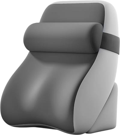 Orthopedisch Wigkussen Set voor Bed – Wedge Pillow voor Slapen, Rugsteun & Reflux Kussen, Verstelbaar Zitkussen voor Rug-, Been- en Kniepijn Verlichting,Donkergrijs