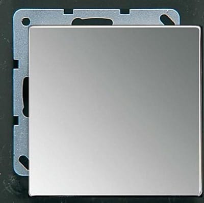 Blind Cover - Afdekplaat - Installatie Afdekken - Met Tragring - 1 Stuk - Zwart
