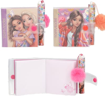 Depesche - TOPModel mini notitieboek met pen - GIRL POWER - 1 stuk