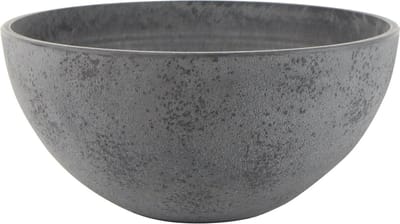 Ter Steege Bloempot schaal - kunststof - donkergrijs - D55 x H23 cm - plantenpot
