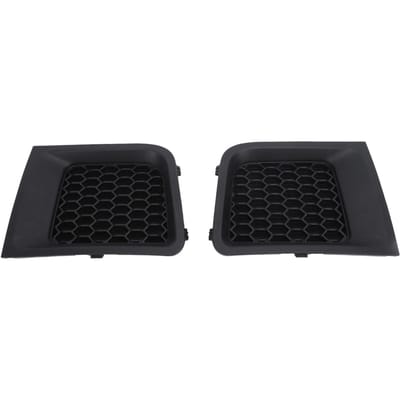 2 stuks Voorbumper Grille Cover 735618579L Links en Rechts Onderste Cover Inzetstuk voor Renegade 2015 tot 2017 black