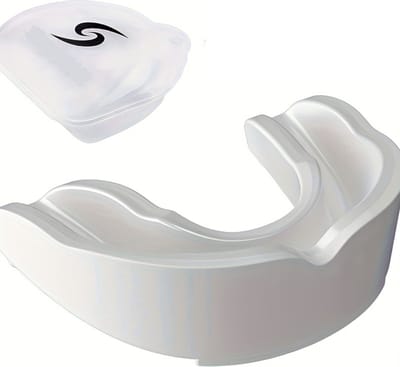 Nivard Gebitsbeschermer Volwassen & Kinderen - Mouthguard - Bitje Kickboksen - Vechtsport - Boksen - Wit - Groot