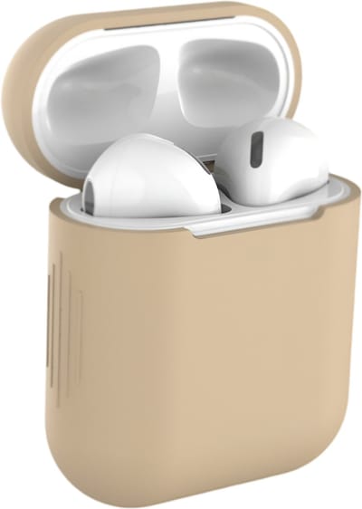 Studio Air® Airpods 2 Hoesje Army Series - Soepele Siliconen Case ook geschikt voor Airpods 1 - Khaki