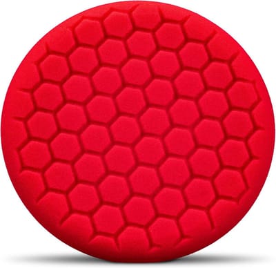 Excentrische Polijstschijf 7,5 inch Zacht Rood voor Wax en Sealant