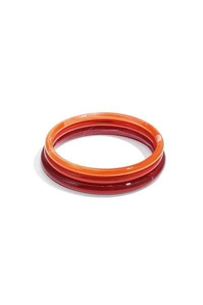 Goudlief Acryl armband - Oranje