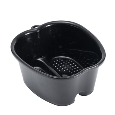 Voetbad – Extra Groot – Thuis Pedicurekuip – Verlicht Vermoeide Voeten – Verwijdert Eelt & Dode Huid – Voor Spa & Salon – Wit – 1 Stuk