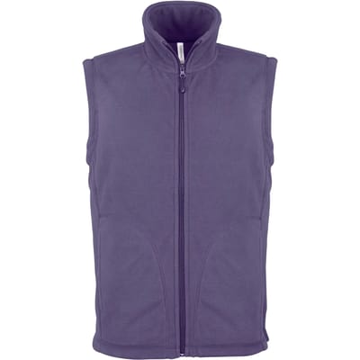 Fleecebodywarmer 'Luca' merk Kariban maat S Paars