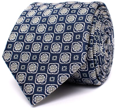 Tresanti DONELL Silk tie with small medallion Green (TRTIIE360 - 900)