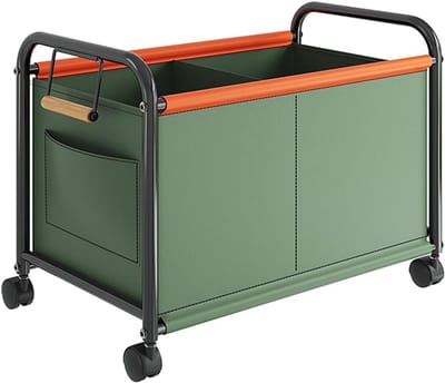 Speelgoedkist - Opbergbox - Kinderkamer Opruimen - Met Wielen - 49 x 37 x 40 cm - Groen
