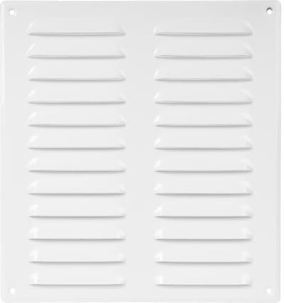 Luchtrooster met Insectenbescherming voor HVAC - Ideaal voor Plafond en Zijwand (26 x 28 cm, Wit)