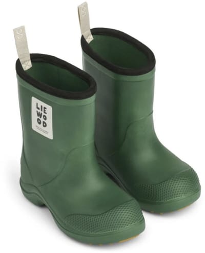 Liewood - Regenlaarzen - Garden Green Mix - Waterdicht - Maat 22