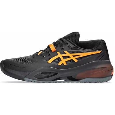 ASICS Gel-Resolution X Zwart Schokkend Oranje 39.5 black