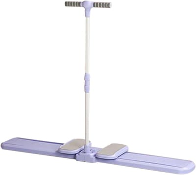 Opvouwbare Skimachine - Lichaamsversterker Bekkenbodemtrainer - Thuis Fitness - Multifunctioneel Trainingsapparaat - 126 x 94 cm - Zwart