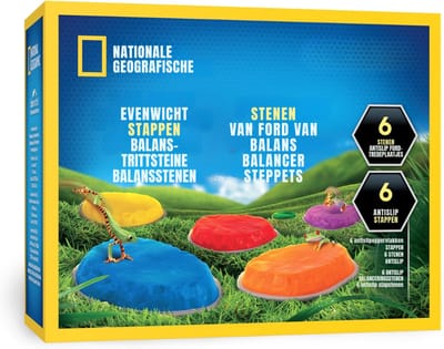 QIN® Stapelstenen & Balansstenen Set - Rivierstenen voor Kinderen - Indoor & Outdoor - Multikleur - 23cm x 10cm x 19cm