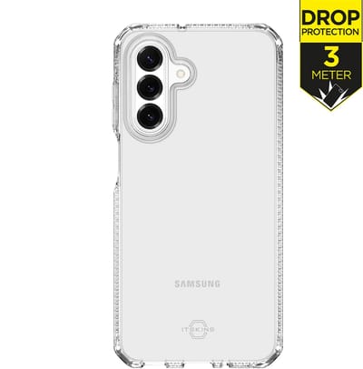 ITSKINS Doorzichtig Hoesje geschikt voor Samsung Galaxy A17 Telefoonhoesje Flexibel TPU | ITSKINS Level 2 SpectrumClear R Backcover Shockproof | Doorzichtig Telefoonhoesje Galaxy A17 | Schokbestendig Galaxy A17 Telefoonhoesje | Anti Shock Proof -