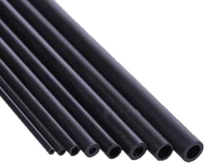 Koolstofvezelbuizen - Composiet Staven - Modelbouw Projecten - Lichtgewicht Materiaal - 4 Stuks 500mm - Zwart