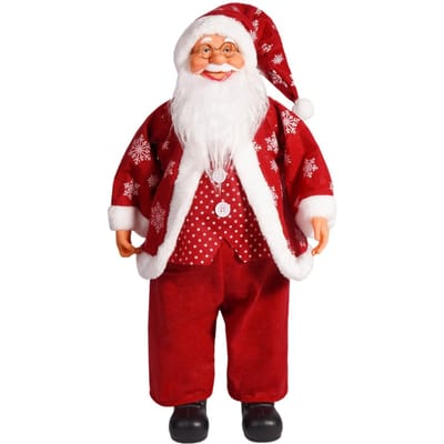 Kerstman Pop Kerstbeeldje Huisdecoratie 24  Tafelstuk Verzamelobject voor Binnen Buiten Kerstfeest Huis Desktop