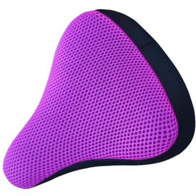 Housse de siège de vélo Durable, stéréo, bien adaptée, multicolore, résistante aux déchirures, pour coussin de vélo de montagne violet