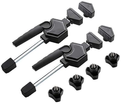 Dailygoody - Verstelbare Houtwerkbank Clips - Snelle Bevestiging - 2 Pack - Houtbewerking - Handig voor klussen - Geschikt voor houtbewerkers - Kleur ...