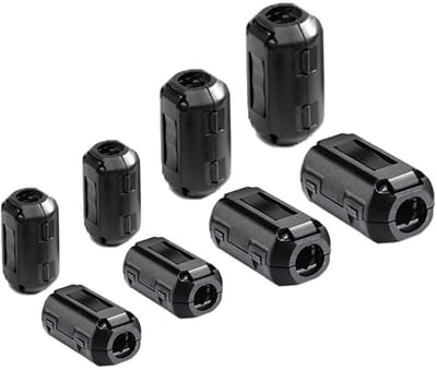 Dailygoody - Ferrietringkern set - Ruisonderdrukker - Zwart - Anti-interferentie filter - Geschikt voor kabels en apparatuur
