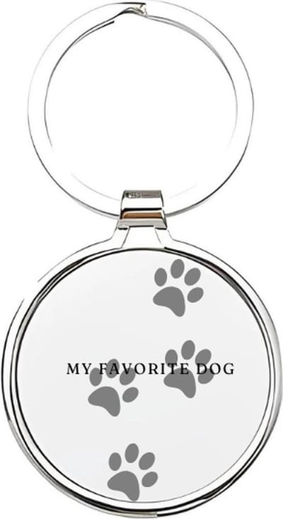 Akyol - Hondenpoot Sleutelhanger - honden - Honden liefhebbers - Puppy - dieren - Huisdieren - Dieren sleutelhanger - 4 x 7,5 CM
