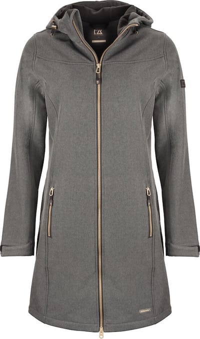 Cutter & Buck Whittier Jacket Dames 351457 - Antraciet Melange - XS