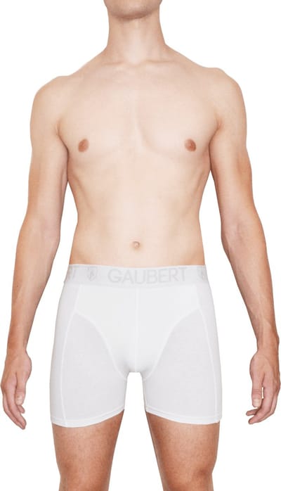 Gaubert - Boxershorts - 2-Pack - Heren - Wit - Maat S