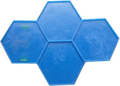Betonstempel - Afdrukvorm Rubber - Tuinbestrating Maken - Herbruikbaar Handvat - Diverse Maten