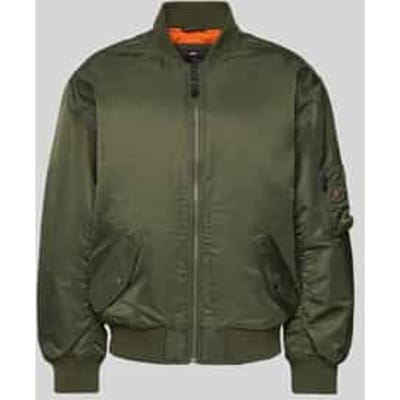 relaxed fit bomberjack met klepzakken model 'MA-1 BOMBER'