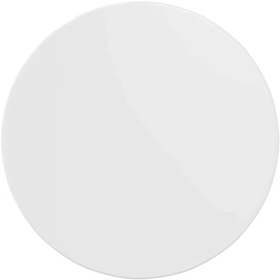 Tafelblad Bewerkt Hout - Rond Blad - Terras Meubilair - Weerbestendig Ontwerp - 60 x 60 x 15 cm