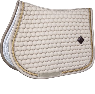 Kentucky Horsewear - Zadeldoek glitter band jumping beige