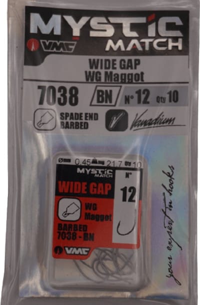 VMC 7038-BN Wide Gape Maggot | Barbed #14