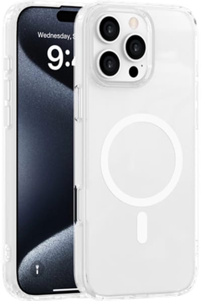 Just in Case hoesje geschikt voor iPhone 16 Pro Max Hoesje geschikt voor MagSafe - Ultra Dunne Backcover - Transparant