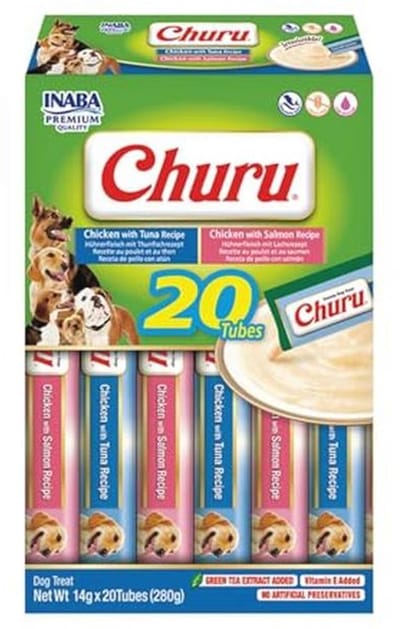 Kip met Zeevruchten Hondenkoekjes - 1 Pack (20 x 14g) - Zachte en Romige Snack voor Honden, Gezond en Heerlijk, Behandelen van Medicijnen, Trainingstreats