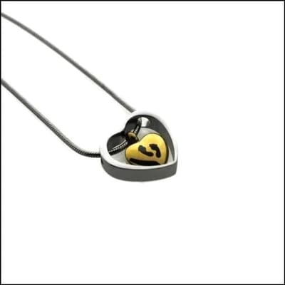 Aramat Jewels | Gedenkhangers | Stalen Ashanger Voetje Kind – Gedenksieraad Zilverkleurig Zonder Ketting | Zilverkleur-2.5x1.4cm | |18mm | Staal | Volwassenen | Verkleurd niet