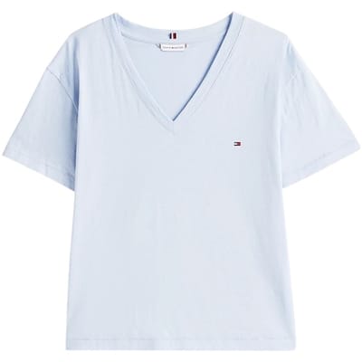 T-shirt Korte Mouw Tommy Hilfiger SLUB MDRN V-NK SS T- WW0WW43901