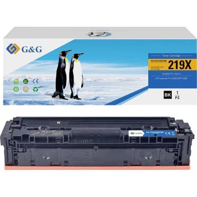 G&G Toner vervangt HP 219X + W2190X Zwart GG-PH2190XFBK
