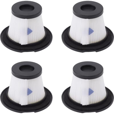 4 stuks Vervangingsfilters voor Stofzuiger Wasbaar Stofzuigerfilter Afneembaar Stofzuigerfilter white