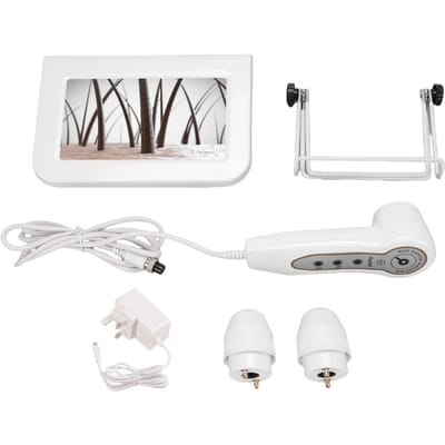 7 Inch Haarfollikel Analyzer Hoge Resolutie Huid Detector Analyzer Oplaadbaar met 50X 200X Lens UK PLUG