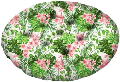 FEROCITY - Schommelkussen - Polyrotan schommelhoes - Voor een hangende tuincocon - Standaardmaat - Polyester - Palm hel