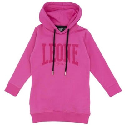 Capuchon sweaters Leone 1947 Girl Hoody Sweatshirt Over Pink Girl