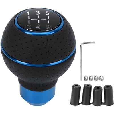 Schakelpookknop 5 versnellingen M8 M10 M11 M12 Universeel Aluminium Auto Auto Handgeschakelde Versnellingspookknop black