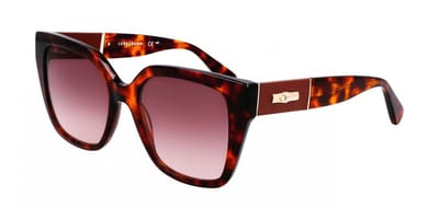 Longchamp LO754SL Dark havana 54/18/140 WOMAN Zonnebrillen