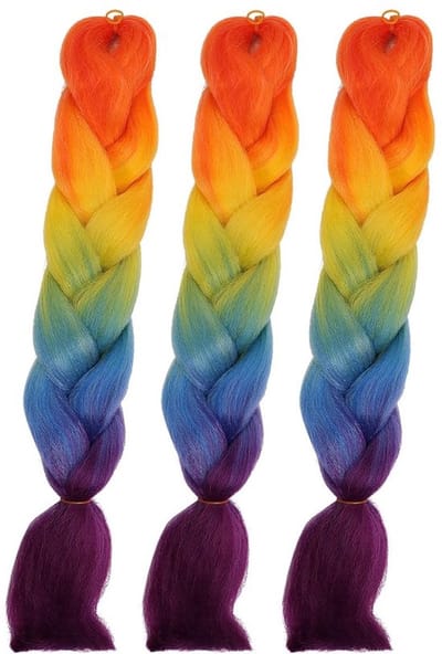 Dailygoody - Jumbo vlechten - Synthetische haarextensies - 24 inch