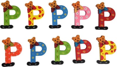 Kleine beren plakletter P (5cm)